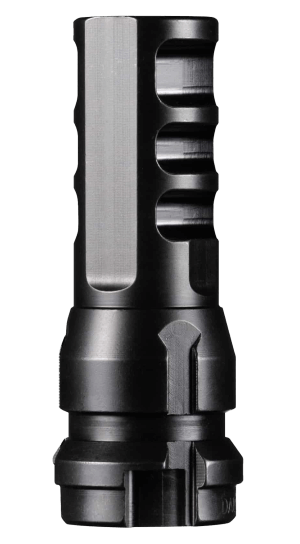 Dead Air DA103 KeyMo Muzzle Brake Black Nitride 4140 HT Alloy Steel 3/4″x24 Threads 338 Cal