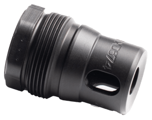 Dead Air RXD674 XRF Xeno Rimfire Muzzle Brake Black Nitride 17-4PH Stainless Steel 1/2″x28 Threads 1.16″ OAL 0.81″ Diameter