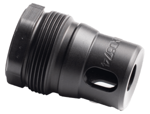 Dead Air RXD675 XRF Xeno Rimfire Muzzle Brake Black Nitride 17-4PH Stainless Steel M10x1 Threads 1.21″ OAL 0.81″ Diameter