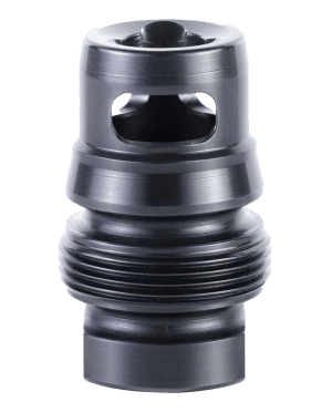 Dead Air DA135 Xeno Xero Black 4140 HT Alloy Steel 9/16×24 RH Threads 1.105″ OAL 0.99″ Diameter 9mm