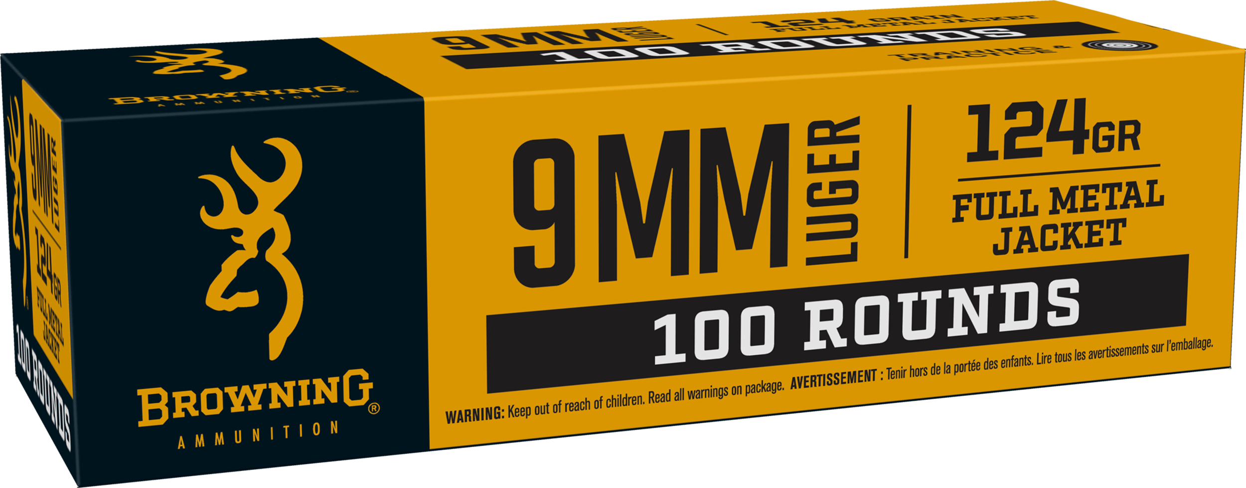 Browning Ammo B9MM124VP 9mm 124gr Full Metal Jacket 100 Per Box/10 Case *Value Pack Browning Ammo B9MM124VP 9mm 124gr Full Metal Jacket 100 Per Box/10 Case *Value Pack