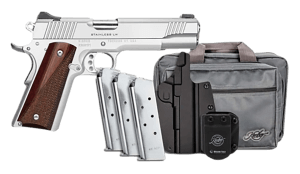 Kimber Mfg Inc 3700852 Stainless LW Bundle 45 ACP 8+1 5″ Match Grade Barrel Stainless Steel Serrated Slide Aluminum Frame Kimber Mfg Inc 3700852 Stainless LW Bundle 45 ACP 8+1 5″ Match Grade Barrel Stainless Steel Serrated Slide Aluminum Frame