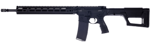 Daniel Defense 0219116291047 SPRIII  5.56 NATO 30+1 18″ Black DLC Threaded Barrel  Black Aluminum Receiver w/Picatinny Rail  ARCA Swiss/M-LOK Handguard  Magpul PRS Lite Black Polymer Stock  Black Polymer Grip  Ambidextrous