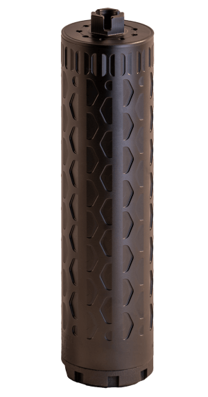 Boe Suppression BOE-TI-30-6 MOD1  30 Cal 1.75″ Black Titanium 1.375″x24