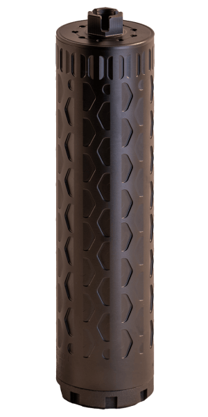 Boe Suppression BOE-TI-46-6 MOD1  450 Bushmaster 1.75″ Black Titanium 1.375″x24