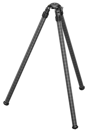 Leofoto Usa SO-322CX Inverted 2 Section Carbon Fiber Tripod Tripod 6.30″-63.98″ High Black Aluminum