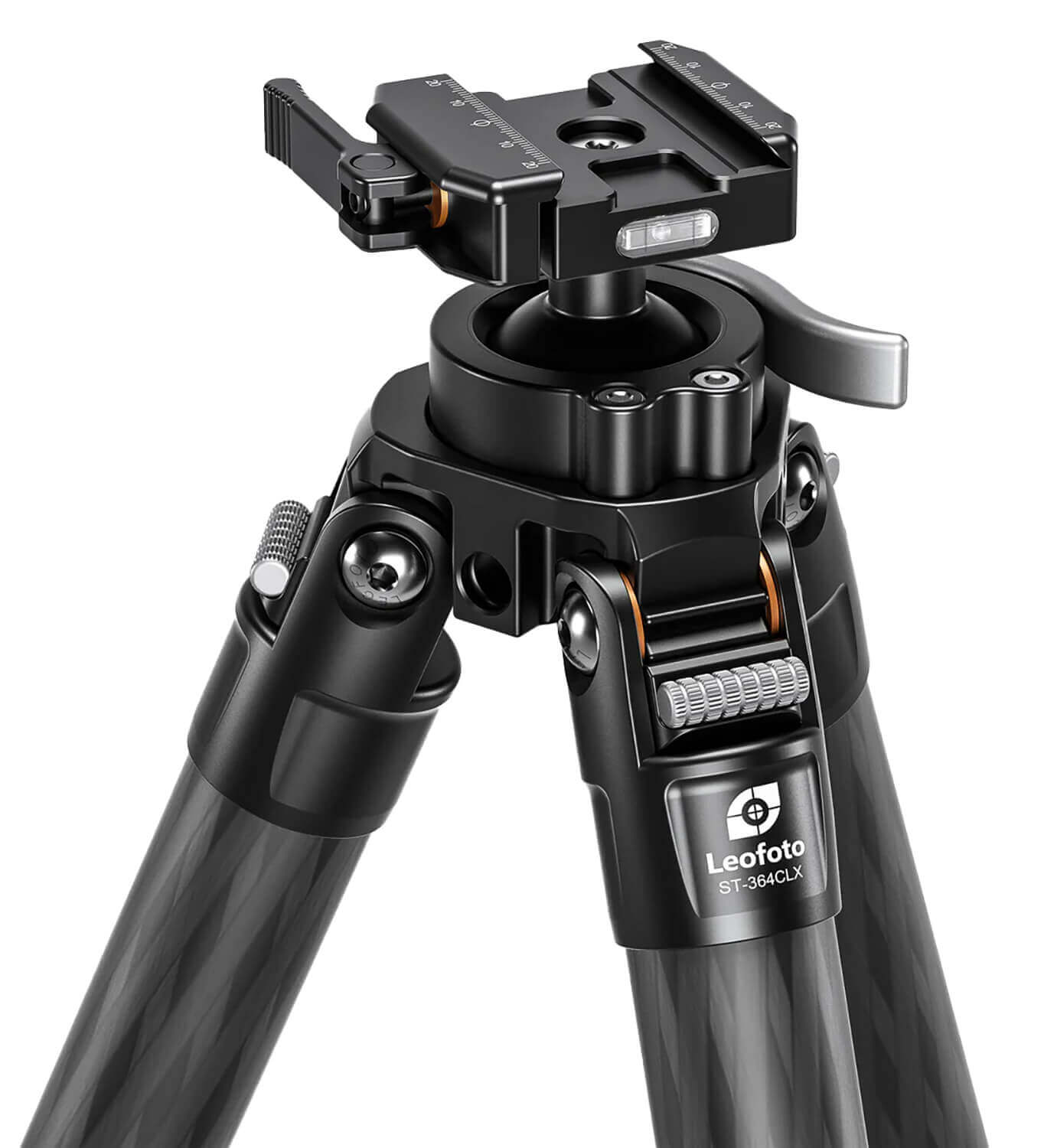 Leofoto Usa ST-324CX Integrated Ballhead ST-X Tripod 6.06"-58.54" High Black Aluminum - Image 2