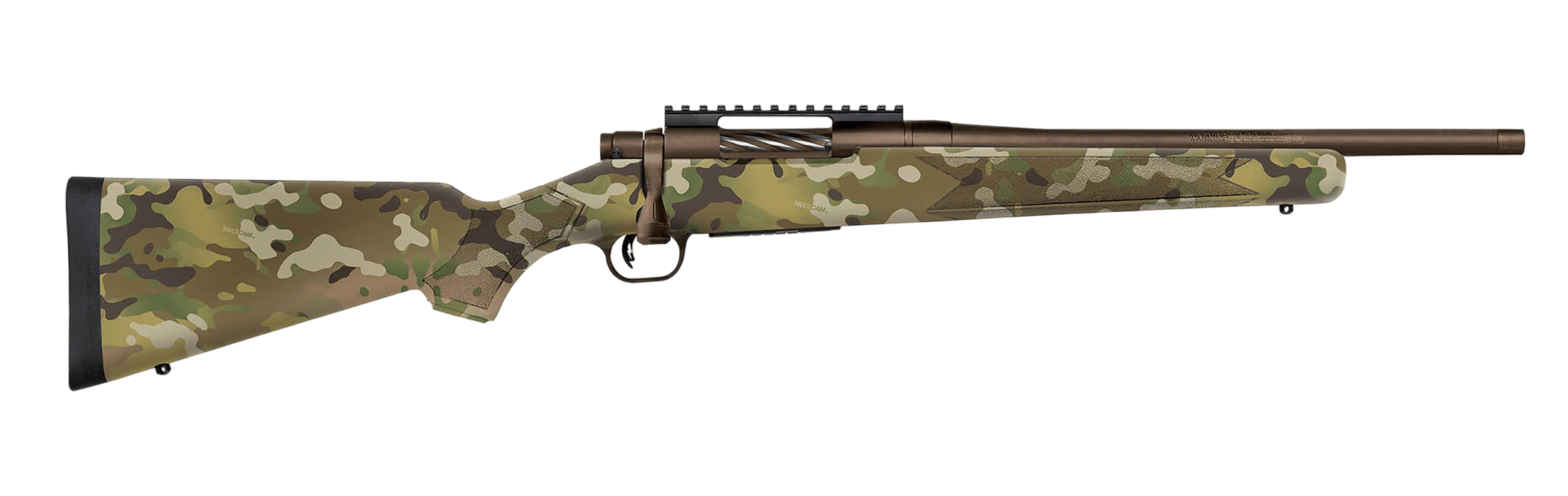 Mossberg 28277 Patriot Compact 308 Win 5+1 16.25″ Patriot Brown Cerakote Threaded Bull Barrel Patriot Brown Cerakote Steel Receiver w/Picatinny Rail MultiCam Fixed Synthetic Stock Mossberg 28277 Patriot Compact 308 Win 5+1 16.25″ Patriot Brown Cerakote Threaded Bull Barrel Patriot Brown Cerakote Steel Receiver w/Picatinny Rail MultiCam Fixed Synthetic Stock