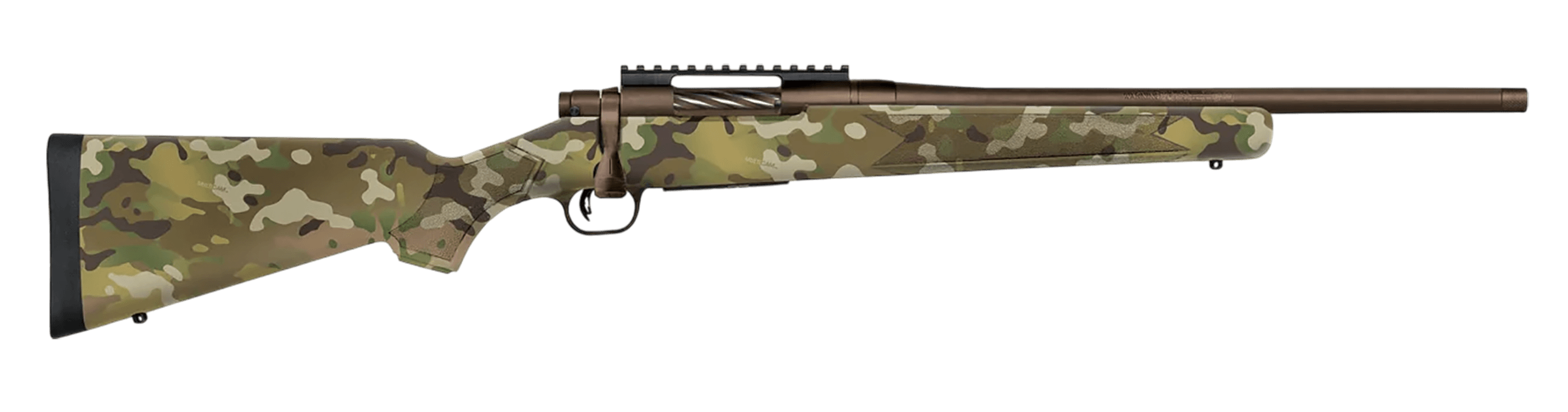 Mossberg 28278 Patriot Compact 6.5 Creedmoor 4+1 18″ Patriot Brown Cerakote Threaded Bull Barrel Patriot Brown Cerakote Steel Receiver w/Picatinny Rail MultiCam Fixed Synthetic Stock Mossberg 28278 Patriot Compact 6.5 Creedmoor 4+1 18″ Patriot Brown Cerakote Threaded Bull Barrel Patriot Brown Cerakote Steel Receiver w/Picatinny Rail MultiCam Fixed Synthetic Stock