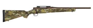 Mossberg 28280 Patriot  Compact 350 Legend 4+1 18″ Patriot Brown Cerakote Threaded Bull Barrel  Patriot Brown Cerakote Steel Receiver w/Picatinny Rail  MultiCam Fixed Synthetic Stock