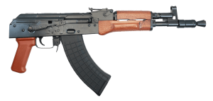 Pioneer Arms AK0031FTW Hellpup 7.62x39mm 30+1 11.73" Black Threaded Barrel Oil Varnished Polish Laminated Wood Handguard & Grip Side Mounted Optics Rail