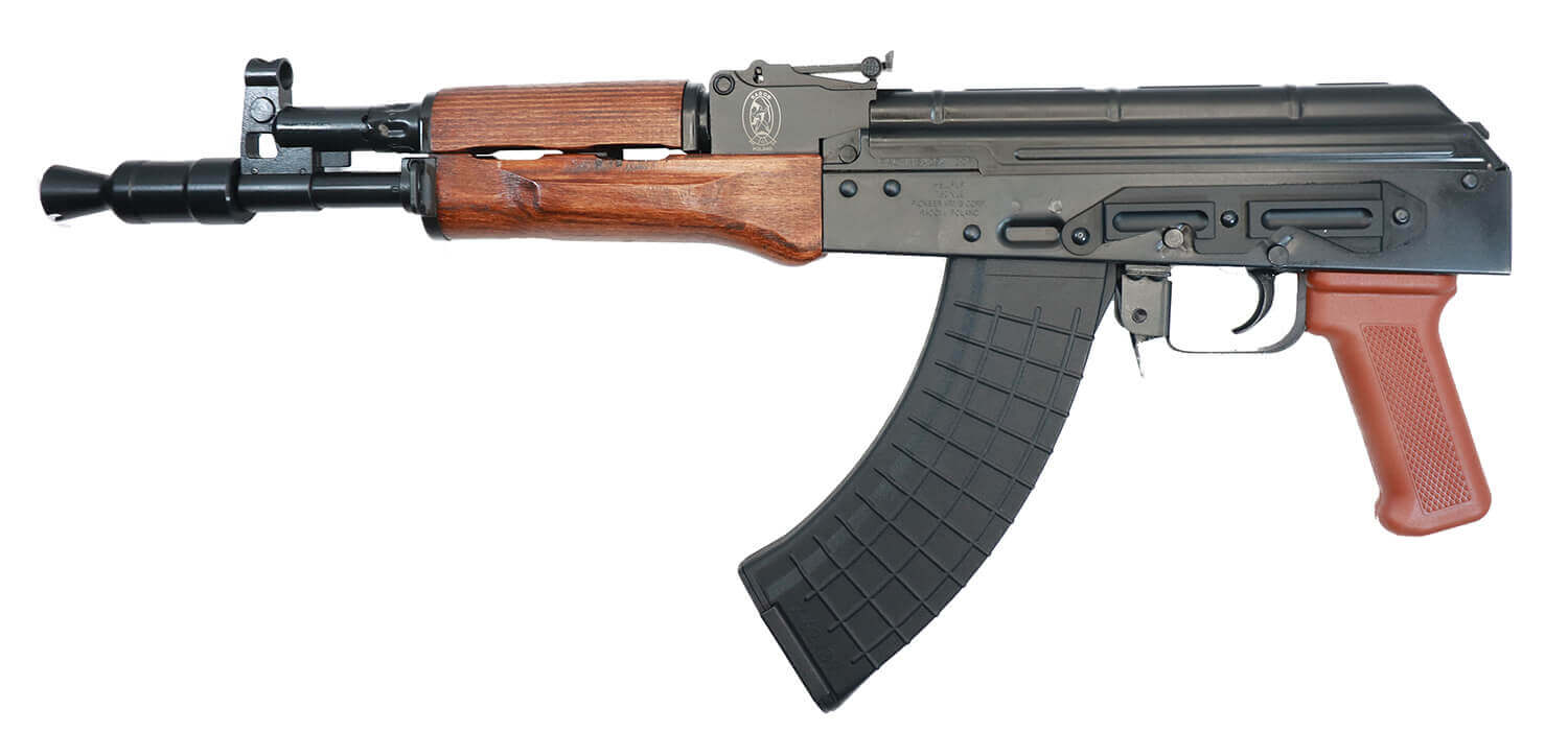 Pioneer Arms AK0031FTW Hellpup 7.62x39mm 30+1 11.73" Black Threaded Barrel Oil Varnished Polish Laminated Wood Handguard & Grip Side Mounted Optics Rail - Image 2