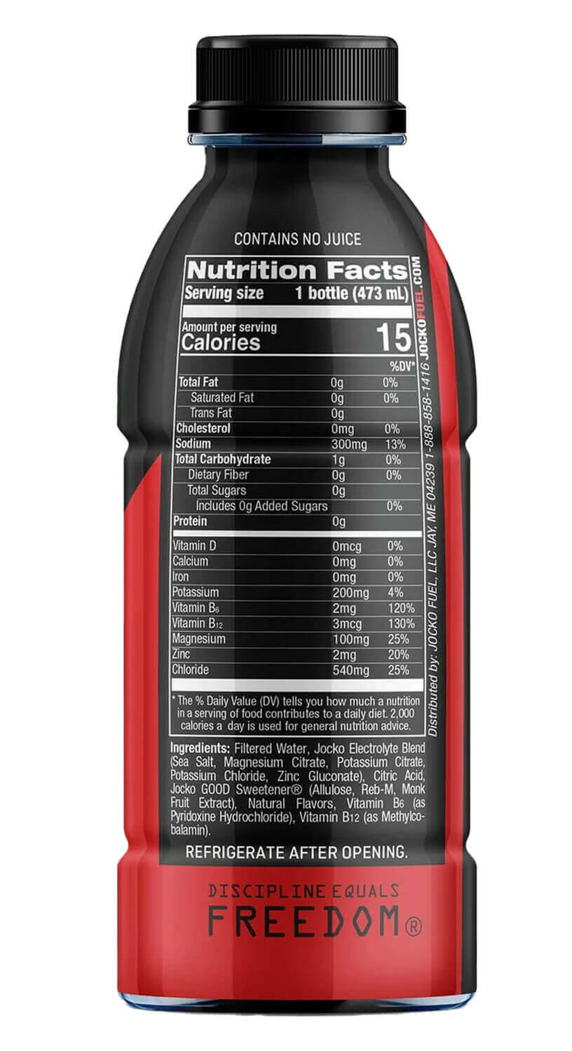 Jocko Fuel 29753 Fruit Punch Hydrate Drink 16oz 12Pack - Image 2