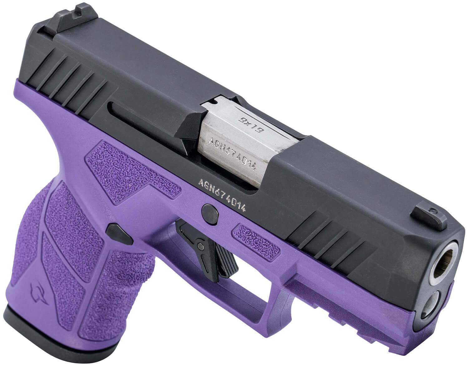 Taurus 1-GX2931DP-10 GX2 9mm 10+1 3.37" Black Black Alloy Steel Slide Dark Purple Polymer Grip - Image 4