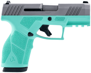 Taurus 1-GX2939C-10 GX2 9mm 10+1 3.37" Black Matte Stainless Alloy Steel Slide Cyan Polymer Grip