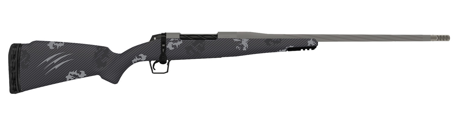 Fierce Firearms TWROG7PRC22GP Twisted Rogue 7mm PRC 22" Tungsten Cerakote Steel Threaded Barrel Drilled & Tapped Steel Receiver LR Negative Comb Phantom Camo Carbon Fiber Stock - Image 2