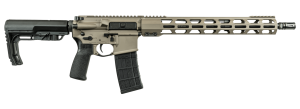 ZRO Delta 223WYZU0007FDE ZULU2 223 Wylde 30+1 16" Black Nitride Barrel Flat Dark Earth Cerakote Aluminum Receiver w/Picatinny Rail M-LOK Handguard Adjustable Thril Black Polymer Stock Black A2 Grip