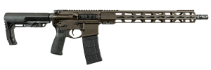 ZRO Delta 223WYZU0007VRBR1 ZULU2 223 Wylde 30+1 16" Black Nitride Barrel Vortex Bronze Cerakote Aluminum Receiver w/Picatinny Rail M-LOK Handguard Adjustable Thril Black Polymer Stock Black A2 Grip