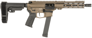 CMMG 99A520F-MB Banshee MKGS 9mm Luger 33+1 8″ Satin Black Cerakote Medium Taper Threaded Barrel EML 7″ M-LOK Handguard Midnight Bronze Cerakote Aluminum Picatinny Rail Receiver Polymer 6 Position Rip Brace CMMG Zeroed Grip CMMG 99A520F-MB Banshee MKGS 9mm Luger 33+1 8″ Satin Black Cerakote Medium Taper Threaded Barrel EML 7″ M-LOK Handguard Midnight Bronze Cerakote Aluminum Picatinny Rail Receiver Polymer 6 Position Rip Brace CMMG Zeroed Grip