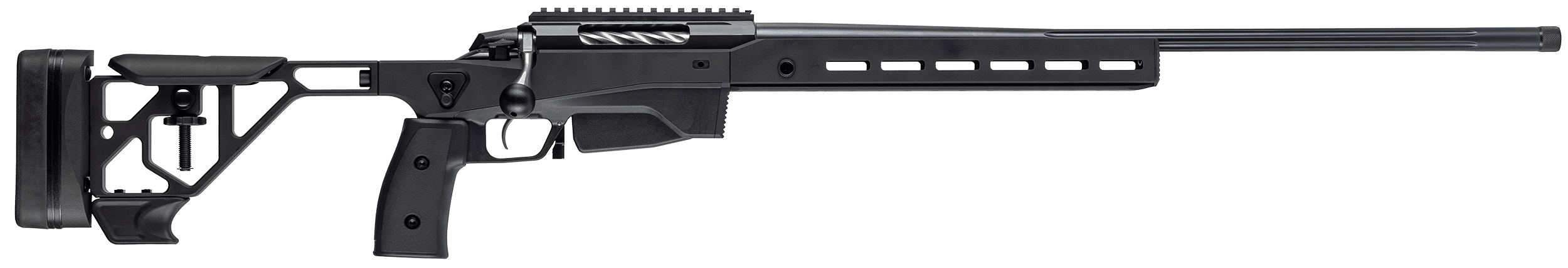 Tikka JRTXAGB31620 T3x Ace Game 308 Win 10+1 24" Fluted Threaded Barrel Black Cerakote Picatinny Rail Aluminum Receiver M-LOK Handguard Adjustable Aluminum Stock Black Polymer Grip