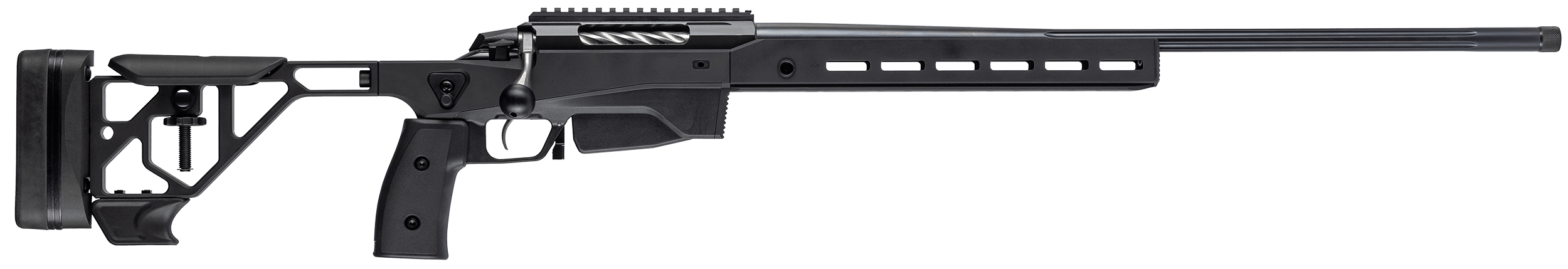 Tikka JRTXAGB38224 T3x Ace Game 6.5 Creedmoor 10+1 20″ Fluted Threaded Barrel Black Cerakote Picatinny Rail Aluminum Receiver M-LOK Handguard Adjustable Aluminum Stock Black Polymer Grip Tikka JRTXAGB38224 T3x Ace Game 6.5 Creedmoor 10+1 20″ Fluted Threaded Barrel Black Cerakote Picatinny Rail Aluminum Receiver M-LOK Handguard Adjustable Aluminum Stock Black Polymer Grip