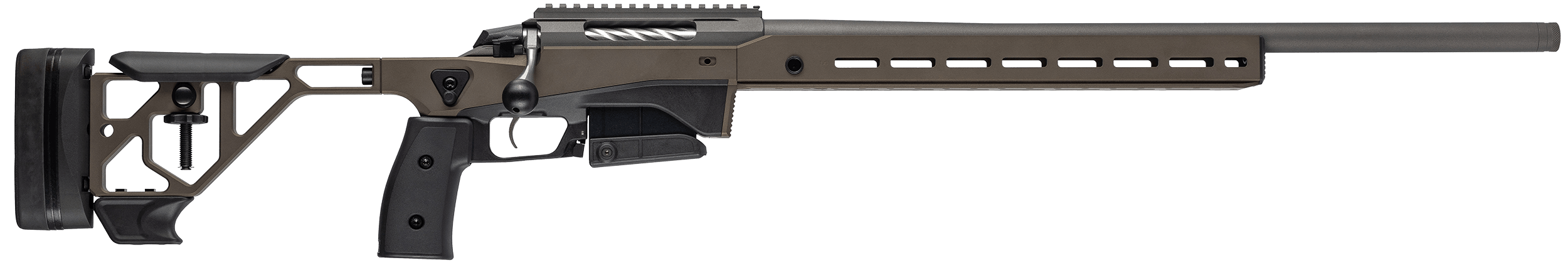 Tikka JRTXATM31624 T3x Ace Target 308 Win 10+1 24" Threaded Barrel Bronze Cerakote Picatinny Rail Receiver M-LOK Handguard Adjustable Black Stock Black Polymer Grip