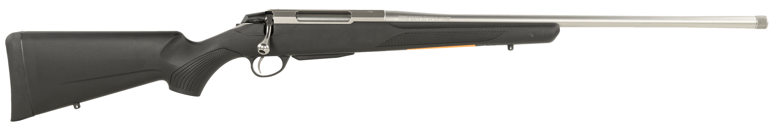 Tikka JRTXB34122MT T3 Lite Full Size 300 WSM 3+1 24.30 Stainless Threaded Barrel Drilled & Tapped Stainless Steel Receiver Fixed Black Synthetic Stock Right Hand