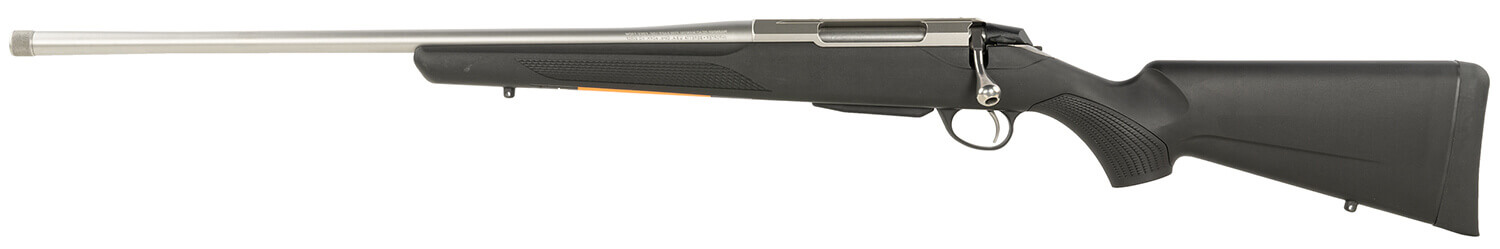 Tikka JRTXB41422MT T3 Lite Full Size 22-250 Rem 3+1 22.40" Stainless Threaded Barrel Drilled & Tapped Stainless Steel Receiver Fixed Black Synthetic Stock Left Hand - Image 2