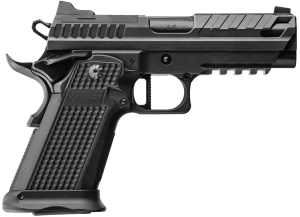 Fusion Firearms XP9BLK XP Pro 9mm Luger 17+1 4" Black Tennifer Bull Barrel Black Optic Cut/Serrated/Vent Cut Slide Black Steel Frame w/Beavertail & Picatinny Rail Black Aluminum Grip