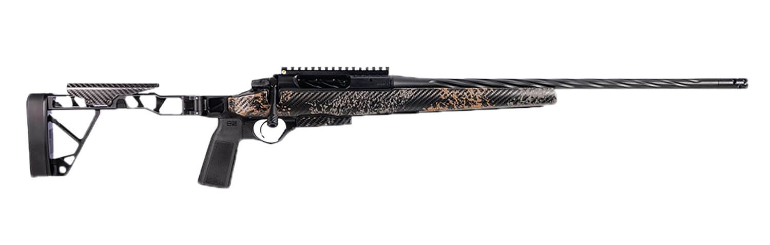 Seekins Precision 0011340037-F Havak Slam 6.5 PRC 5+1 21" Black Cerakote Spiral Fluted Threaded Barrel Black Hardcoat Anodize 20 MOA Rail w/Bubble Level Receiver Skeletonized Wrapped Carbon Fiber Woodland Shadow Camo Aluminum Stock - Image 2