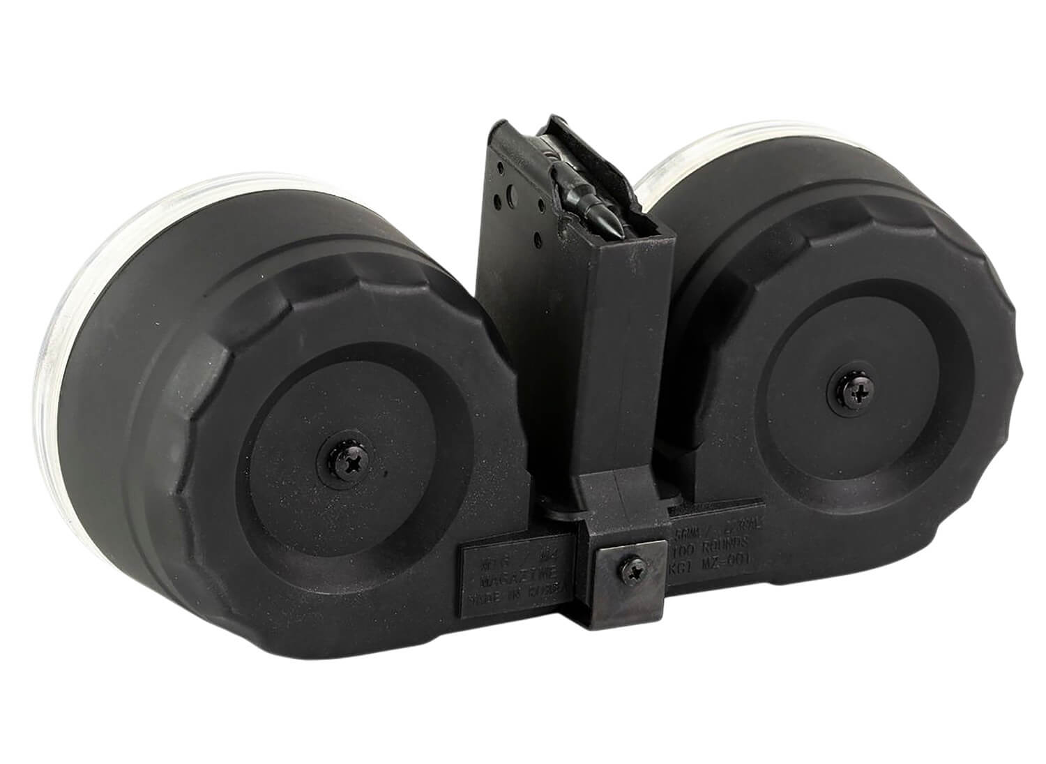 Kci Usa Inc KCIMZ067 AK 100rd Drum 223 Rem/5.56 NATO Fits AK Platform Black - Image 2