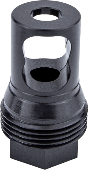 Kgm Suppressors A-TMB50-S-1 R50T Taper Muzzle Brake Black Nitride Steel 1×14 Threads