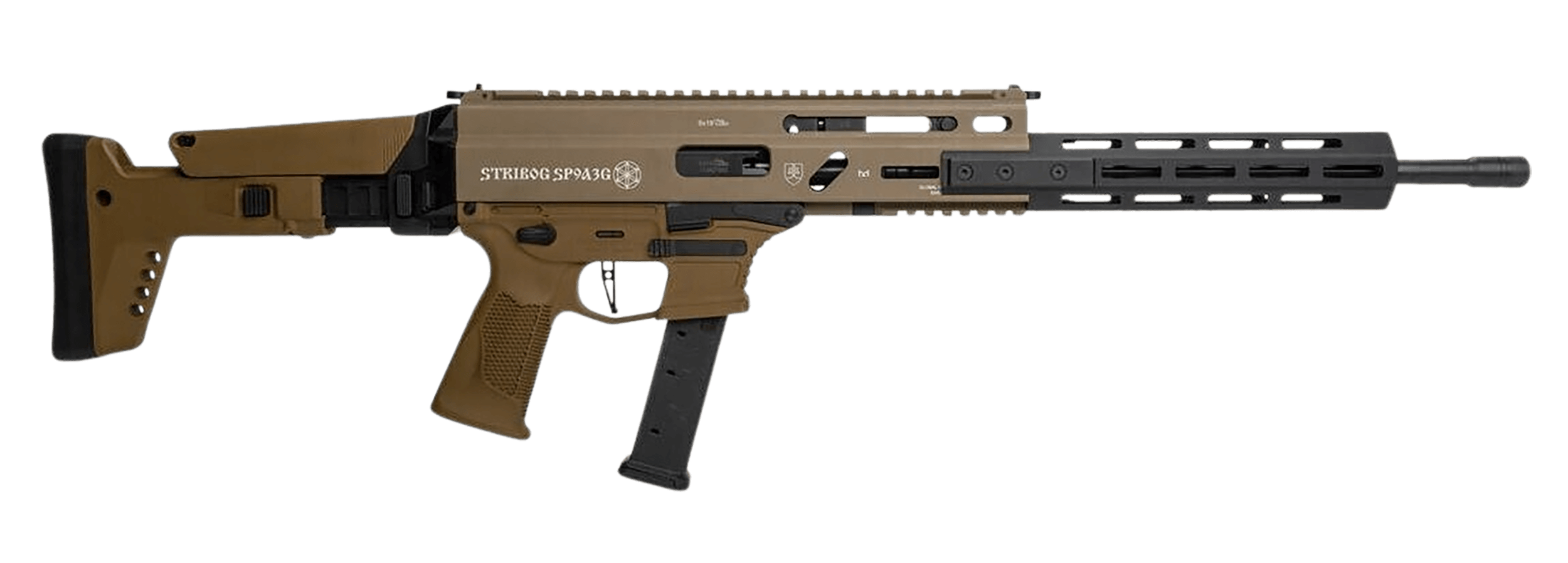 Global Ordnance LLC 810091158029 Grand Power Stribog SP9A3G 9mm Luger 16″ Black Barrel Flat Dark Earth Receiver Polymer Stock & Grip Global Ordnance LLC 810091158029 Grand Power Stribog SP9A3G 9mm Luger 16″ Black Barrel Flat Dark Earth Receiver Polymer Stock & Grip