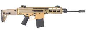 B&T Firearms BT-361662-RIFLE-CT APC Pro 308 Win/7.62x51mm 25+1 16.50" 16" Black Threaded Barrel Coyote Brown Hard Coat Anodized Picatinny Rail Aluminum Receiver M-LOK Handguard Adj Folding Telescoping Synthetic Stock AR-Style Vertical Grip Ambidextro