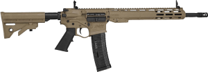ATI ATIGAX55613MLCFDE Alpha Maxx Maxx 5.56x45mm 60+1 16″ Black Threaded Barrel  Flat Dark Earth Picatinny Rail Polymer Receiver  13″ Polymer Handguard  ATI MM4 Black Synthetic Stock  Black Polymer Grip  Right Hand
