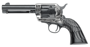 Pietta GW357DOGE434NMB Great Western II D.O.G.E. 357 Mag 4.75″
