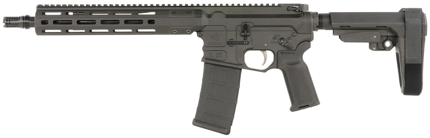 Cobalt Kinetics CKPROLITE556115BLK Pro Lite 5.56 NATO 30+1 11.50" Black Melonite Barrel M-LOK Handguard Black Aluminum Receiver w/Picatinny Rail Black Polymer SB Tactical SBA3 Brace Black Polymer Grip - Image 2
