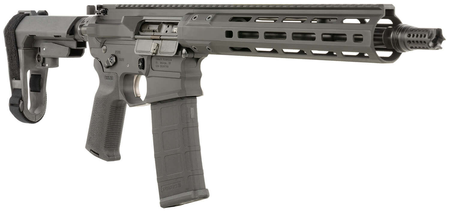 Cobalt Kinetics CKPROLITE556115BLK Pro Lite 5.56 NATO 30+1 11.50" Black Melonite Barrel M-LOK Handguard Black Aluminum Receiver w/Picatinny Rail Black Polymer SB Tactical SBA3 Brace Black Polymer Grip - Image 3