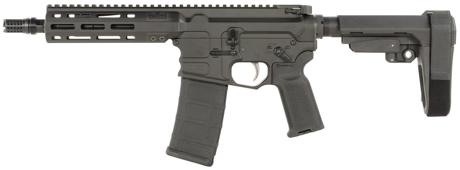 Cobalt Kinetics CKPROLITE30075BLK Pro Lite 300 Blackout 30+1 7.50" Black Melonite Barrel Black Aluminum Receiver w/Picatinny Rail Black Polymer SB Tactical SBA3 Brace Black Polymer Grip - Image 2