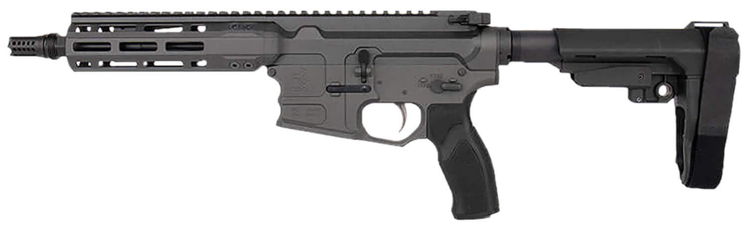 Cobalt Kinetics CKPROLITE55675CHARCOAL Pro Lite 5.56 NATO 30+1 7.50" Black Melonite Barrel M-LOK Handguard Charcoal Aluminum Receiver w/Picatinny Rail Black Polymer SB Tactical SBA3 Brace Black Polymer Grip - Image 2