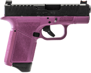 Gforce Arms GF932512PIB Rapture  Sub-Compact Frame 9mm Luger 12+1 3.25″ Black Steel Barrel  Black Optic Cut/Serrated Steel Slide  Pink Cerakote Polymer Frame