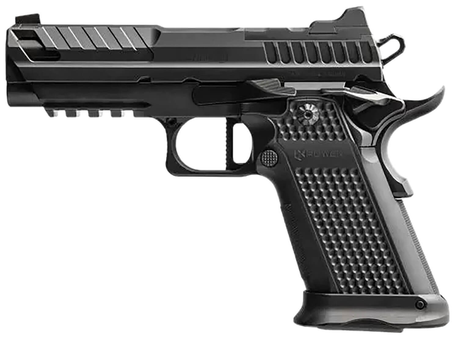Fusion Firearms XPCOMP9BLK10 XP Pro Comp 9mm Luger 10+1 4.60" Black Tennifer Bull Barrel Black Steel Optic Cut/Serrated Slide Black Steel Frame w/Beavertail & Picatinny Rail Black Aluminum Grip RMR/RMRSc Footprint - Image 3