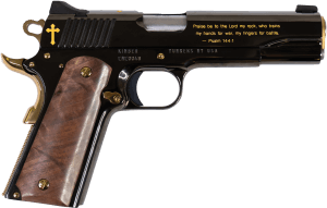 Cnc Firearms CNCCRUS1911 Kimber 1911 Crusader Limited Edition 45 ACP 7+1 5″ Diamond Like Coating w/24kt Gold Inlay Frame Walnut Grip Cnc Firearms CNCCRUS1911 Kimber 1911 Crusader Limited Edition 45 ACP 7+1 5″ Diamond Like Coating w/24kt Gold Inlay Frame Walnut Grip