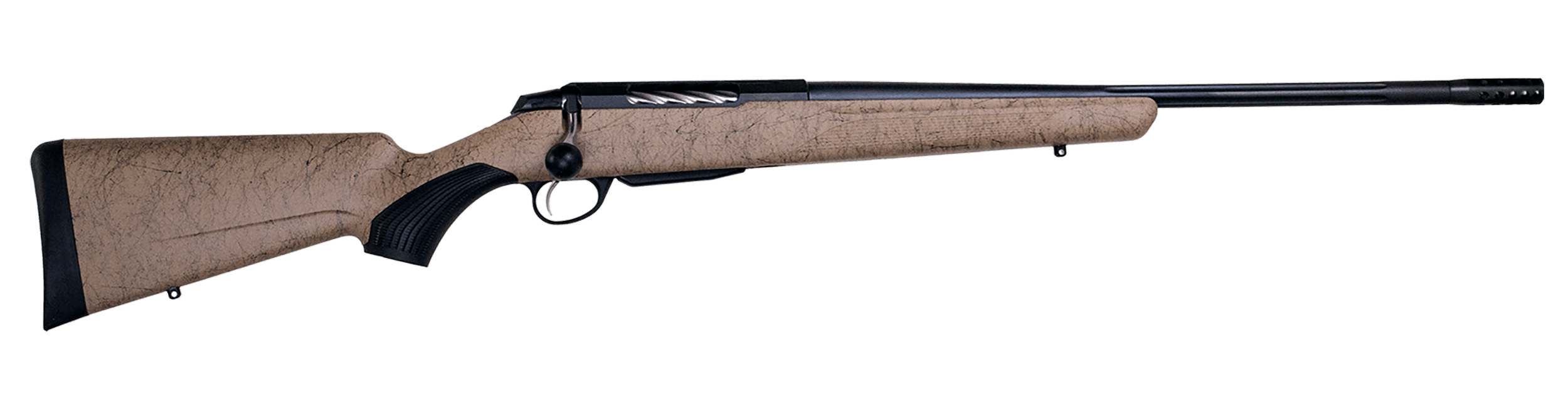 Tikka JRTXRT37124 T3x Roughtech 7mm PRC 3+1 24.30″ Black Fluted Threaded Barrel Black Steel Drilled & Tapped Receiver Tan Roughtech Synthetic Stock Right Hand Tikka JRTXRT37124 T3x Roughtech 7mm PRC 3+1 24.30″ Black Fluted Threaded Barrel Black Steel Drilled & Tapped Receiver Tan Roughtech Synthetic Stock Right Hand