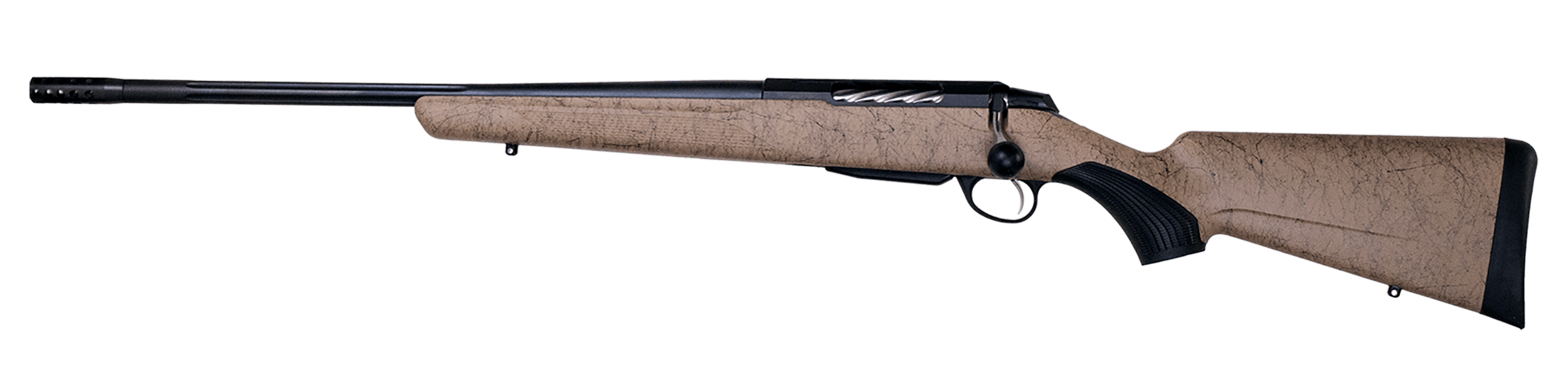 Tikka JRTXRT47124 T3x Roughtech 7mm PRC 3+1 24.30″ Black Fluted Threaded Barrel Black Steel Drilled & Tapped Receiver Tan Roughtech Synthetic Stock Left Hand Tikka JRTXRT47124 T3x Roughtech 7mm PRC 3+1 24.30″ Black Fluted Threaded Barrel Black Steel Drilled & Tapped Receiver Tan Roughtech Synthetic Stock Left Hand