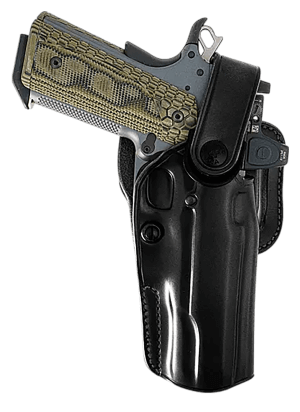 Galco APO224RB APO Strongside/Crossdraw OWB Black Steerhide Fits Glock 17 Gen1-5 Belt Holster Right Hand Galco APO224RB APO Strongside/Crossdraw OWB Black Steerhide Fits Glock 17 Gen1-5 Belt Holster Right Hand