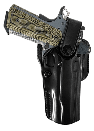 Galco APO226RB APO Strongside/Crossdraw OWB Black Steerhide Fits Glock 19 Gen 1-5 Belt Holster Mount Right Hand Galco APO226RB APO Strongside/Crossdraw OWB Black Steerhide Fits Glock 19 Gen 1-5 Belt Holster Mount Right Hand