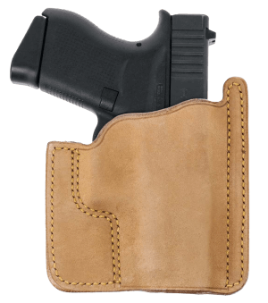 Galco PH800 Front Pocket Horsehide Holster Natural Fits Glock 43 Ambidextrous Galco PH800 Front Pocket Horsehide Holster Natural Fits Glock 43 Ambidextrous