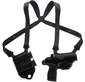 Galco MCII894RB Miami Classic II Shoulder System Shoulder Fits Chest Up To 56″/Sig P365 X Macro Black Steerhide Right Hand Galco MCII894RB Miami Classic II Shoulder System Shoulder Fits Chest Up To 56″/Sig P365 X Macro Black Steerhide Right Hand