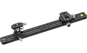 Leofoto Usa FDM-04 Binocular Rangefinder Rail Kit Black Aluminum 17.71″ Long